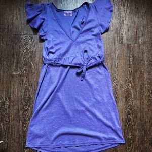 Michael Stars, purple knit dress